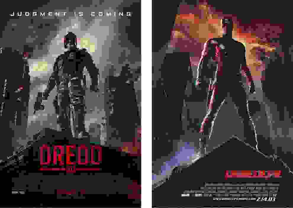 Dredd and Daredevil poster